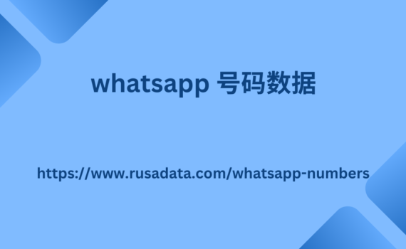 WhatsApp 号码数据