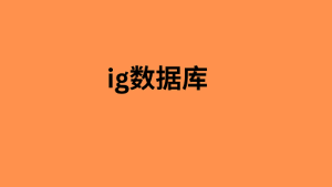 ig数据库